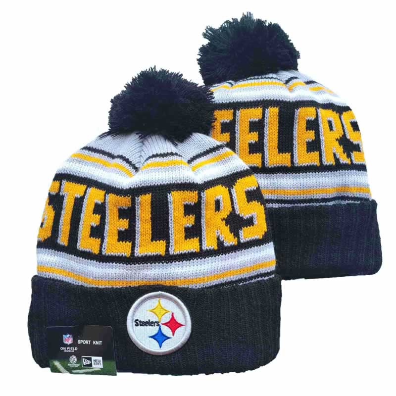 Steelers Team Logo Black Yellow Pom Cuffed Knit Hat YD,We sell and wholesale Steelers Team Logo Black Yellow Pom Cuffed Knit Hat YD on line form chian!